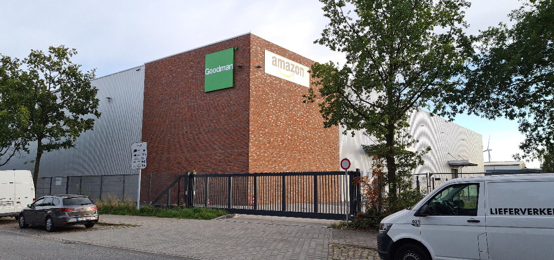 Amazon Logistikzentrum Hamburg, Peutestraße