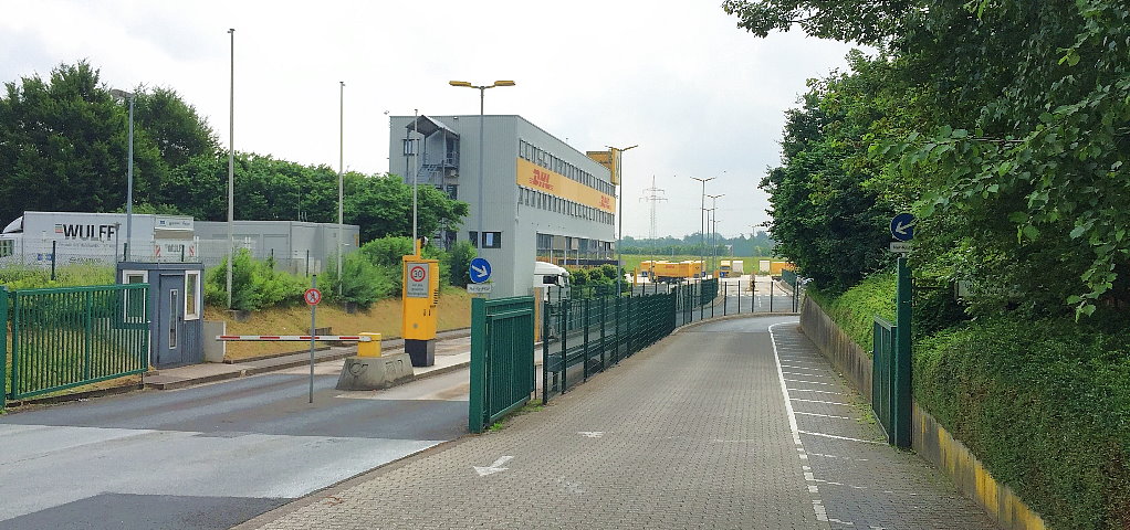 Frachtzentrum von DHL in Bielefeld