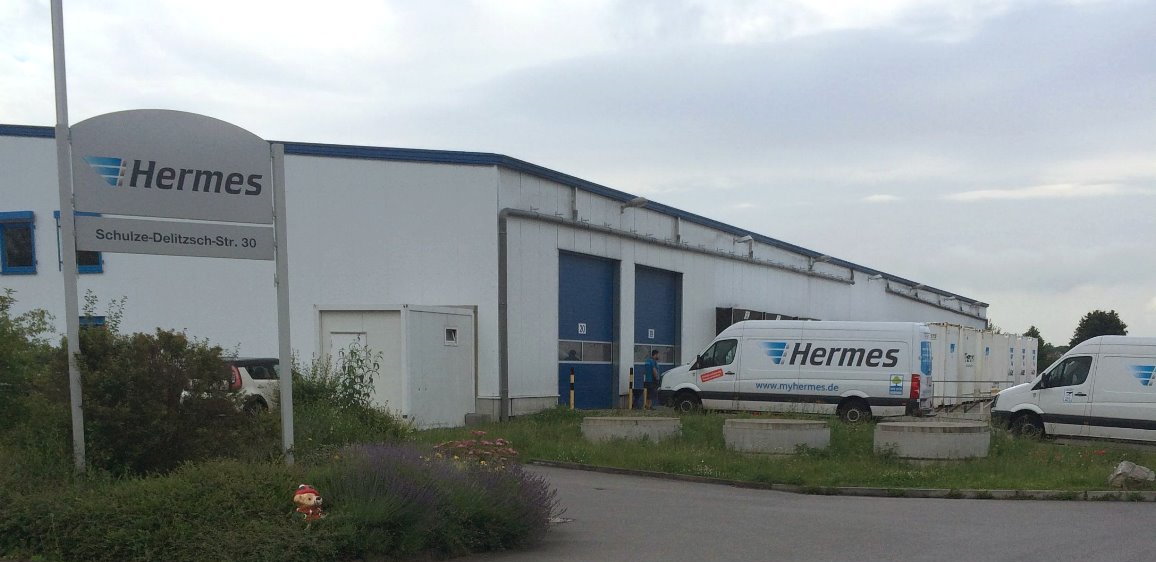 Hermes Verteilzentrum in Heddesheim