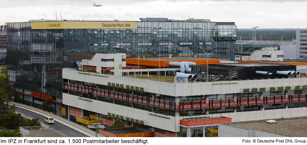 Dhl Deutsche Post Ipz Frankfurt Flughafen Internationales Paketzentrum Von Dhl
