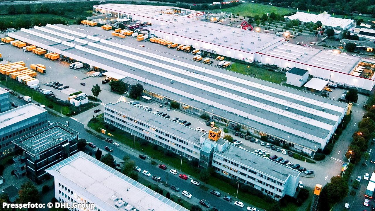 Luftbild vom Logistikzentrum Köln-West